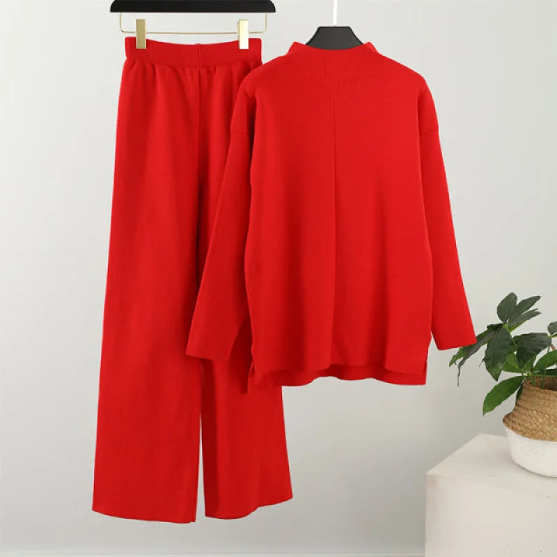 Conjunto Feminino Moletom Tamara Vermelho / P Roupas